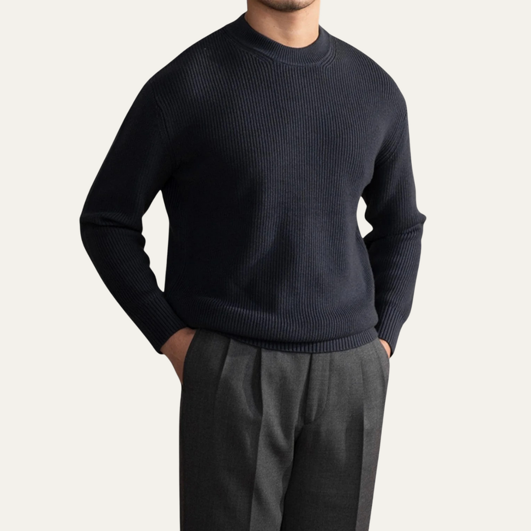 Paulin | Wool Blend Ribbed Crew Neck