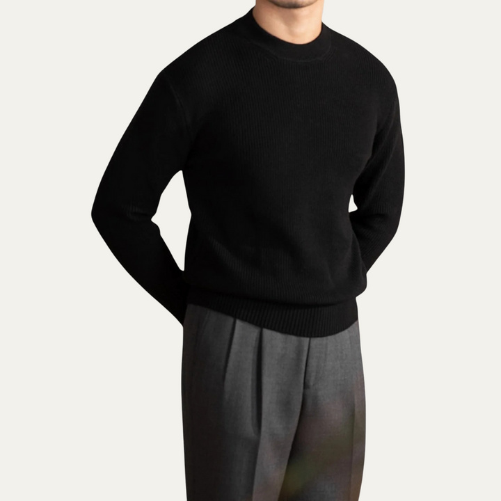 Paulin | Wool Blend Ribbed Crew Neck