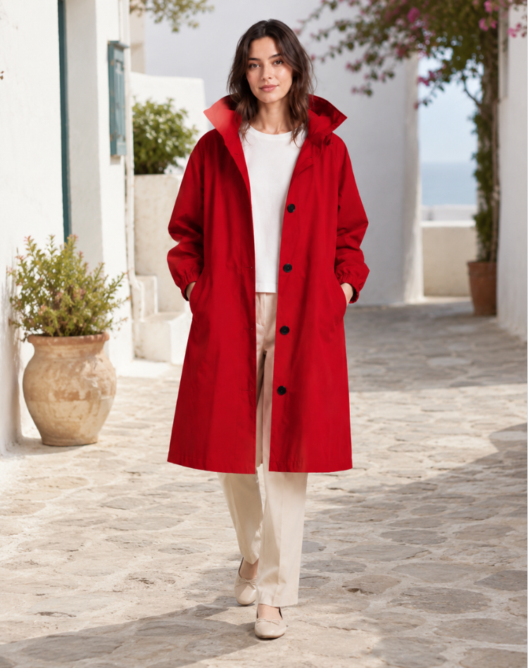 Adelaide | Hooded Water-Resistant Trench