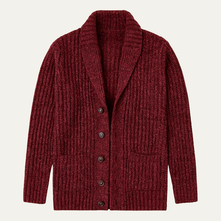 Augustin | Heavy Shawl Collar Cardigan