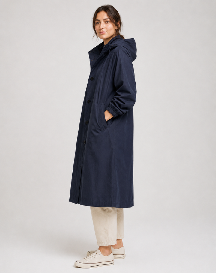 Adelaide | Hooded Water-Resistant Trench
