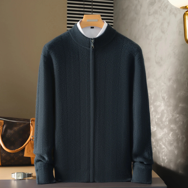 Elzéar | 100% Cashmere Half Zip Knit