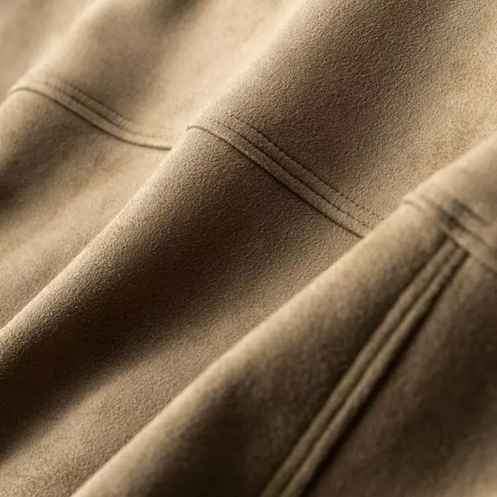 Octave | Snap Front Suede Work Jacket