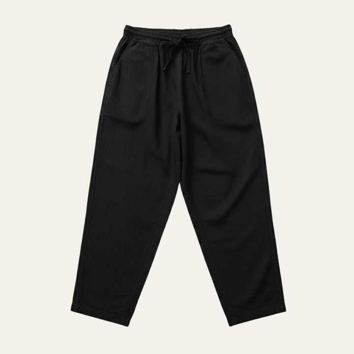 Germain | Cotton Linen Drawstring Trousers