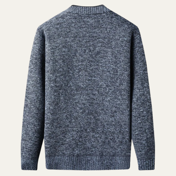 Alfred | Fleece Lined V Neck Cardigan