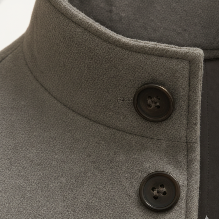 Zotique | Structured Wool Blend Overcoat