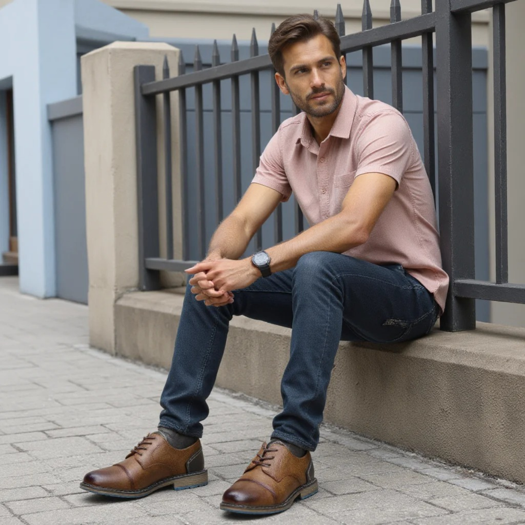 Sylvain | Burnished Leather Oxford
