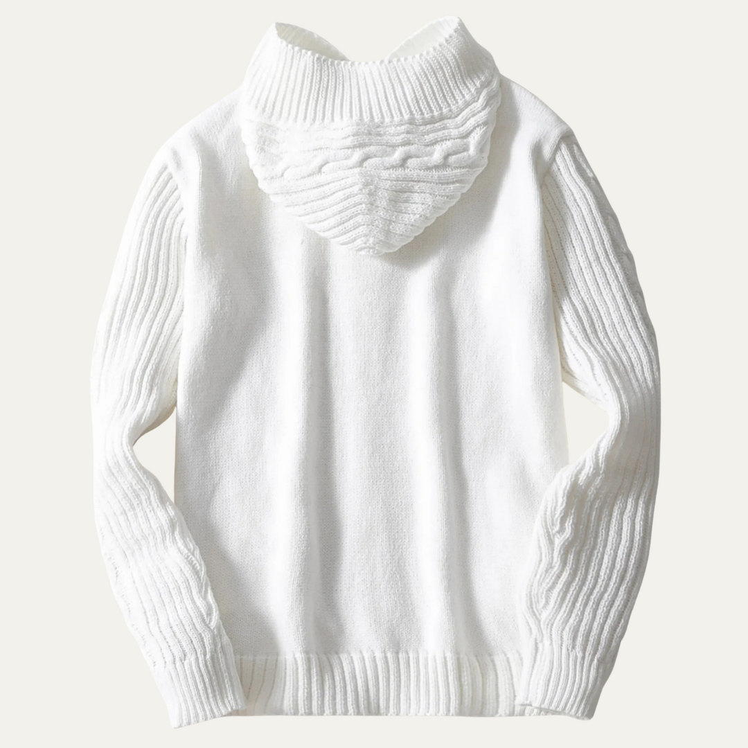 Godfroy | Chunky Cable Hooded Cardigan