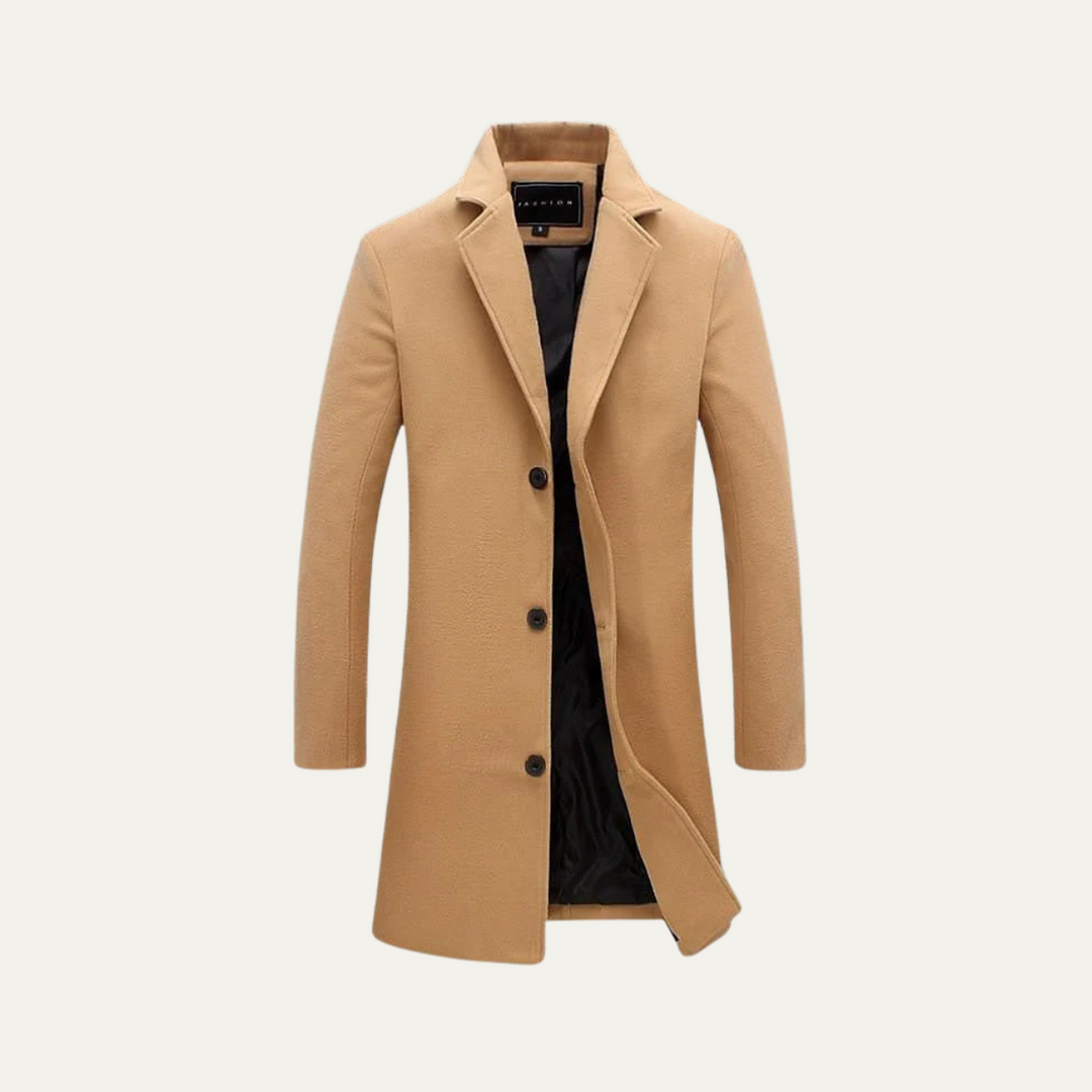 Eusebe | Wool Blend Lined Overcoat
