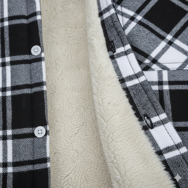 Lambert | Fleece Lined Plaid Work Jacket