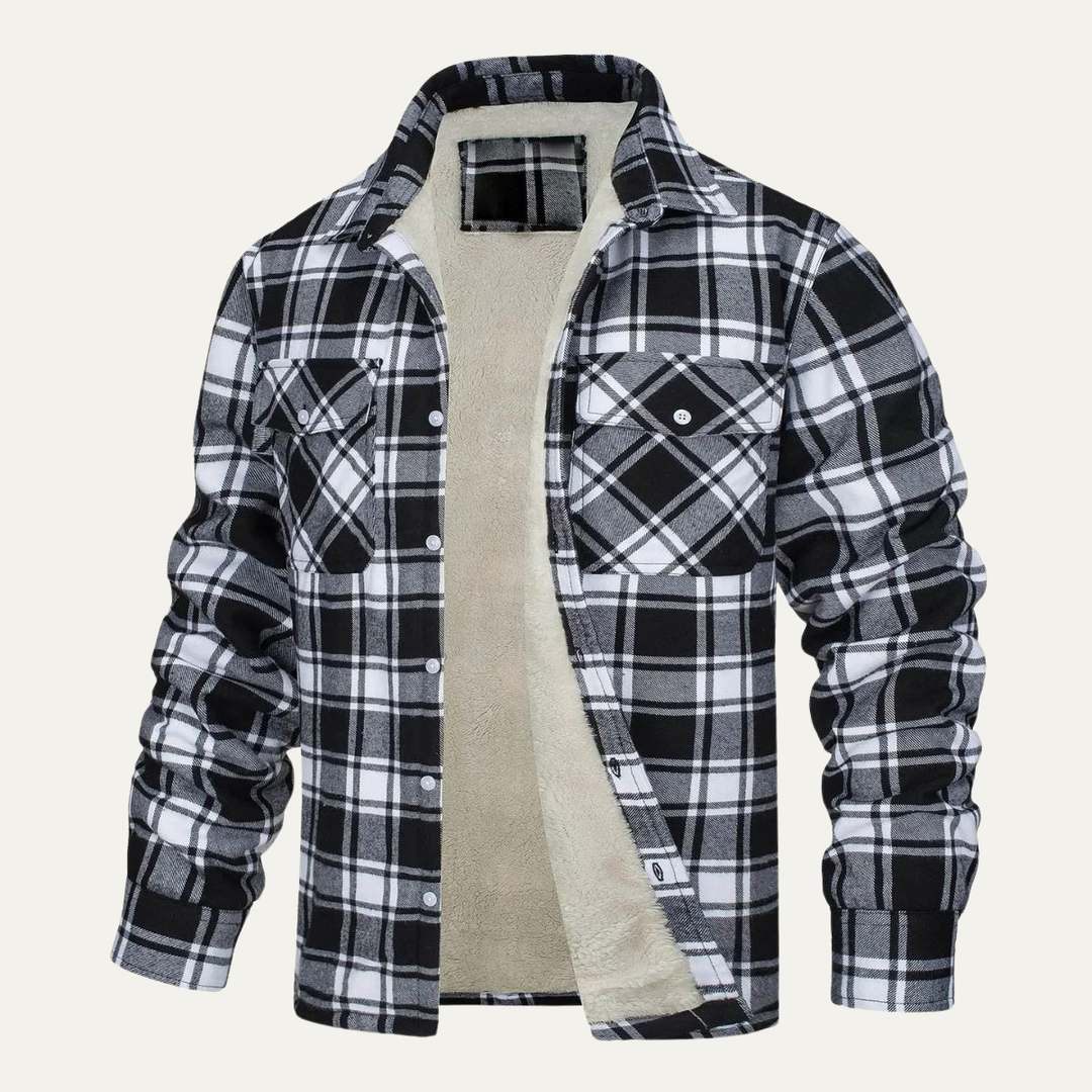 Lambert | Fleece Lined Plaid Work Jacket