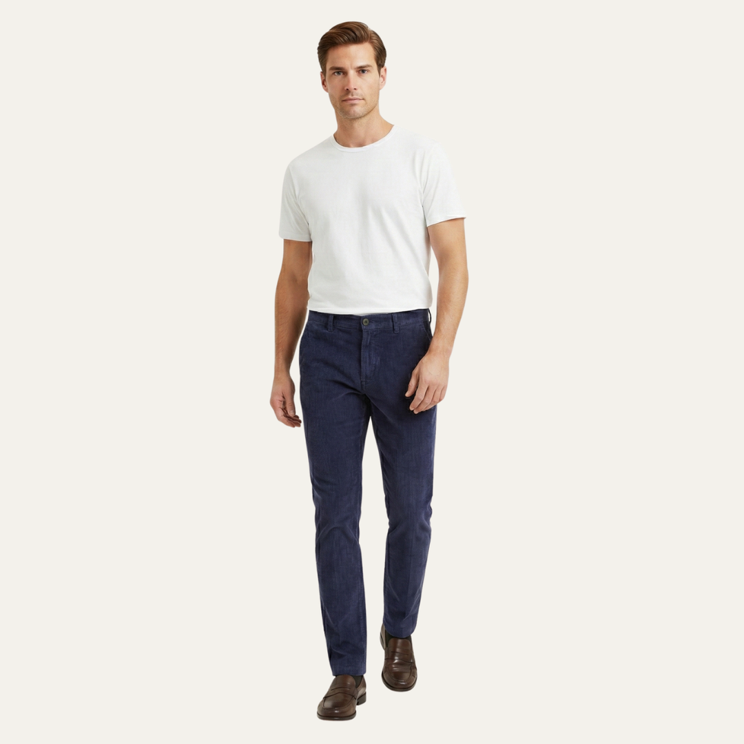 Félix | Thick Corduroy Straight Trousers