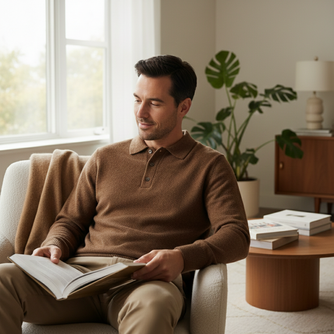 Victorien | Cashmere Blend Knit Polo