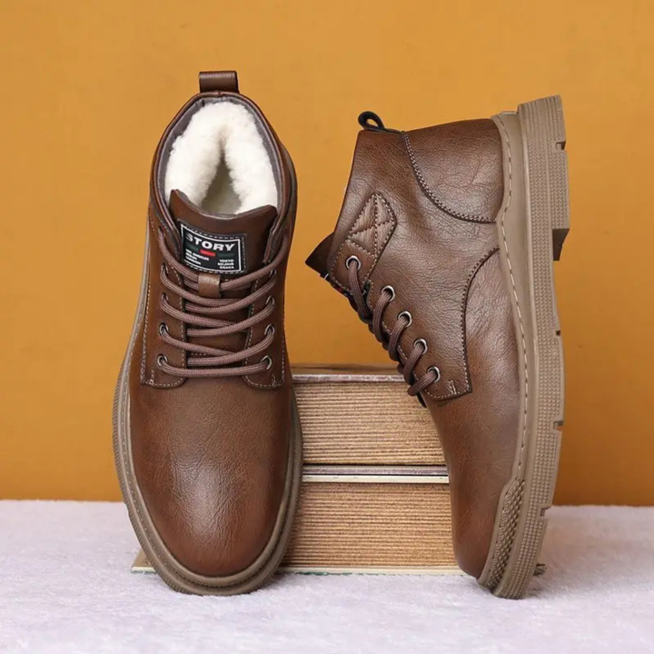 Aurelien | Insulated Leather Snow Boot