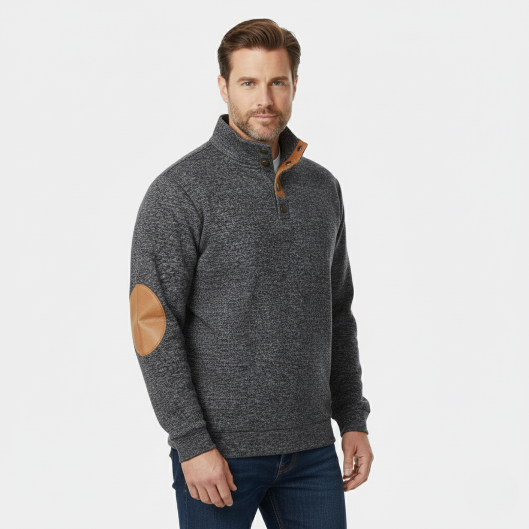Chrysostome | Suede Elbow Patch Knit