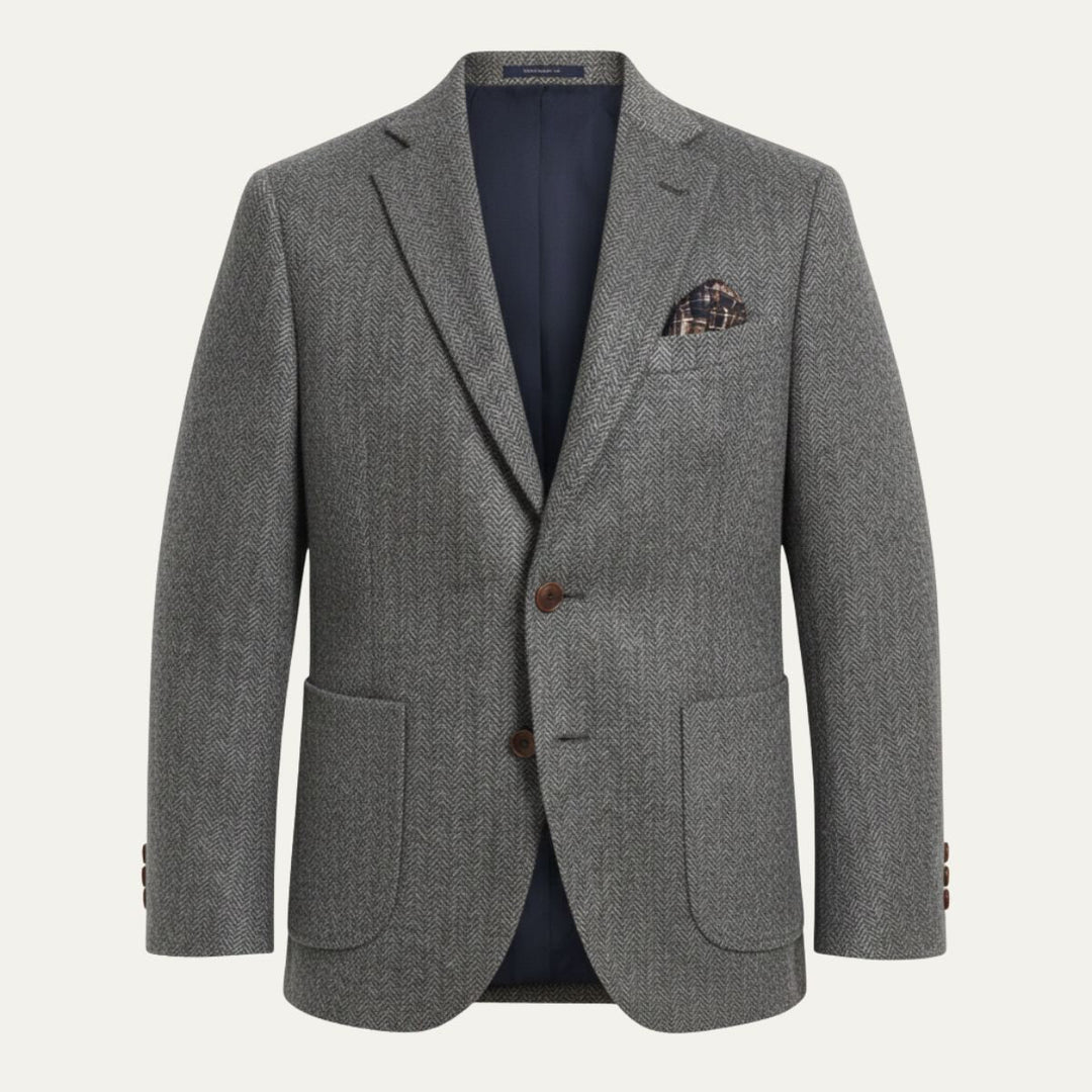 Edouard | Herringbone Tweed Jacket