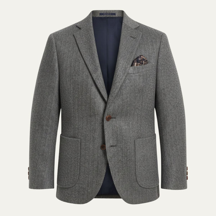 Edouard | Herringbone Tweed Jacket