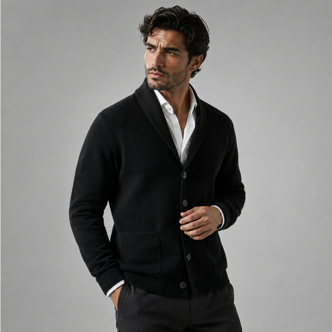 Jerome | Cashmere Shawl Collar Cardigan