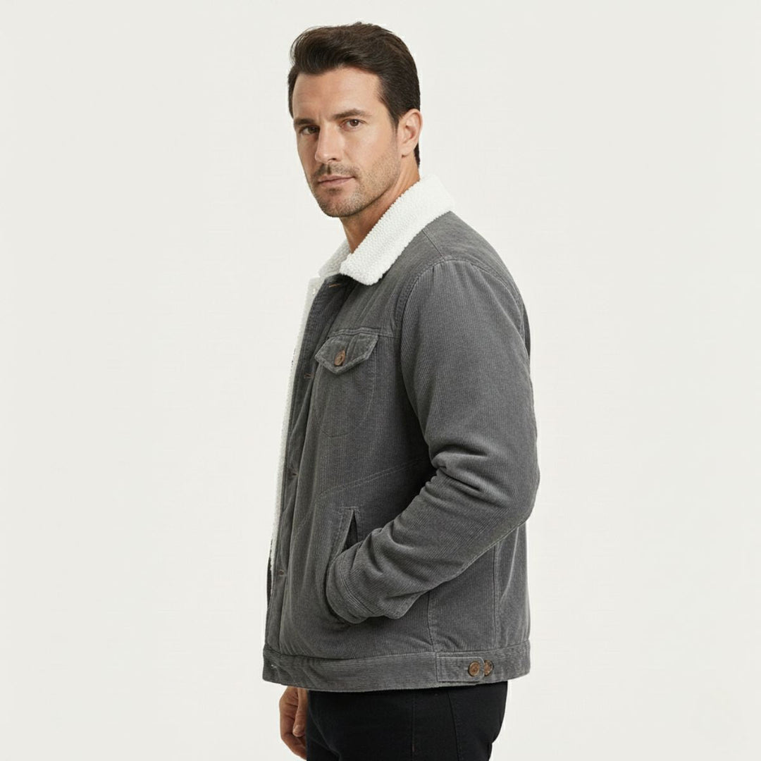 Edmond | Fleece Lined Corduroy Jacket