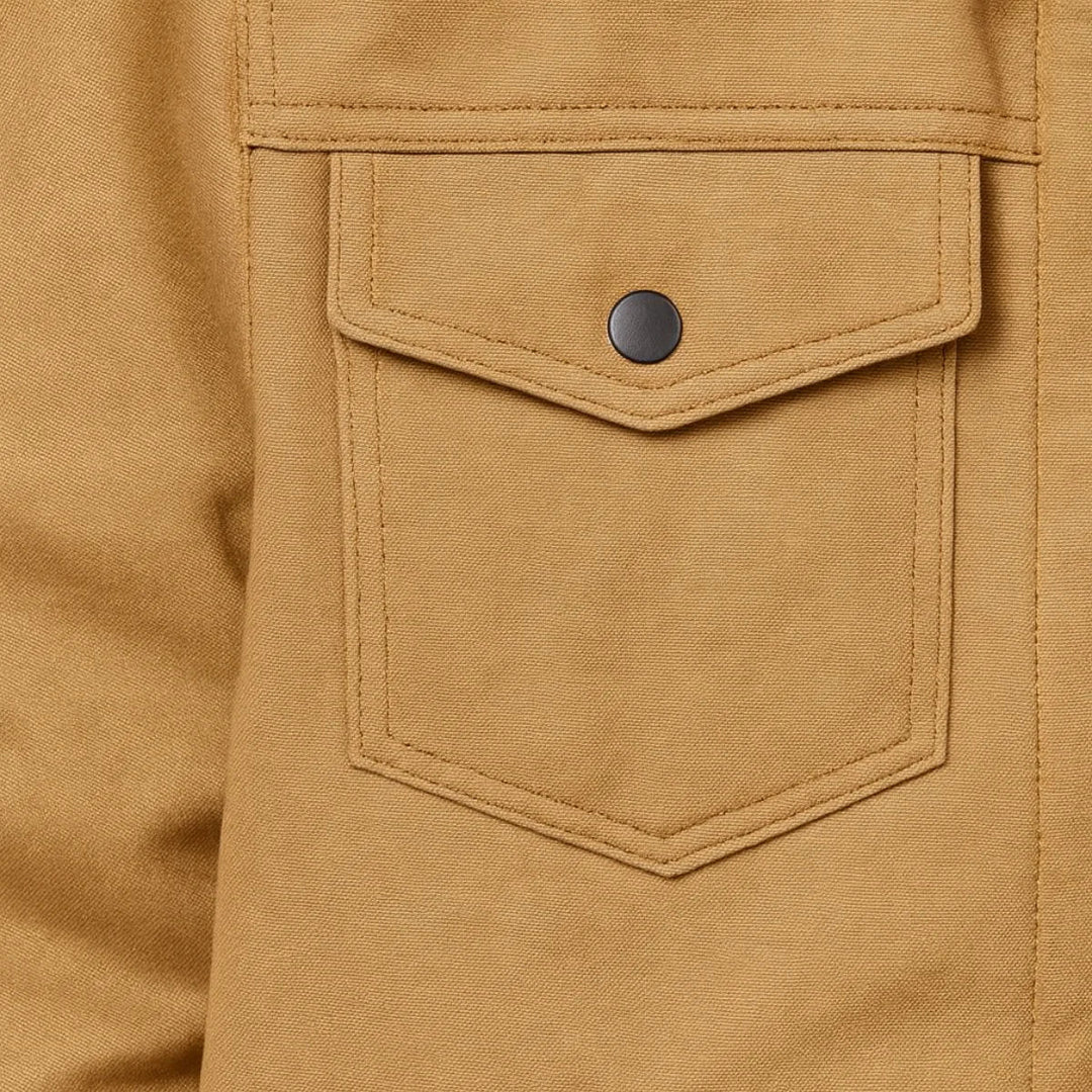 Fabien | Fleece Lined Cotton Twill Jacket