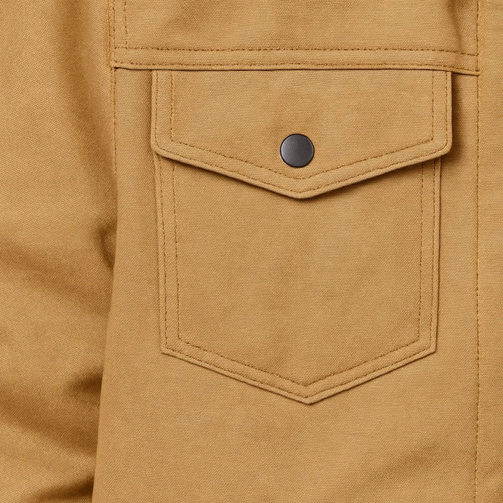 Fabien | Fleece Lined Cotton Twill Jacket