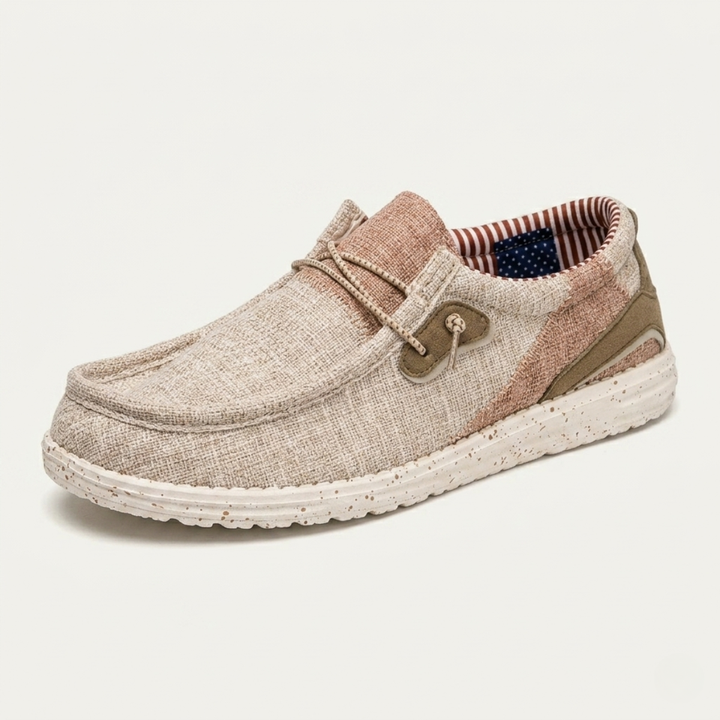 Eugène | Woven Upper Slip-On Loafers