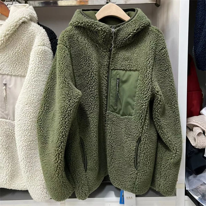 Philemon | Hooded Teddy Wool Jacket