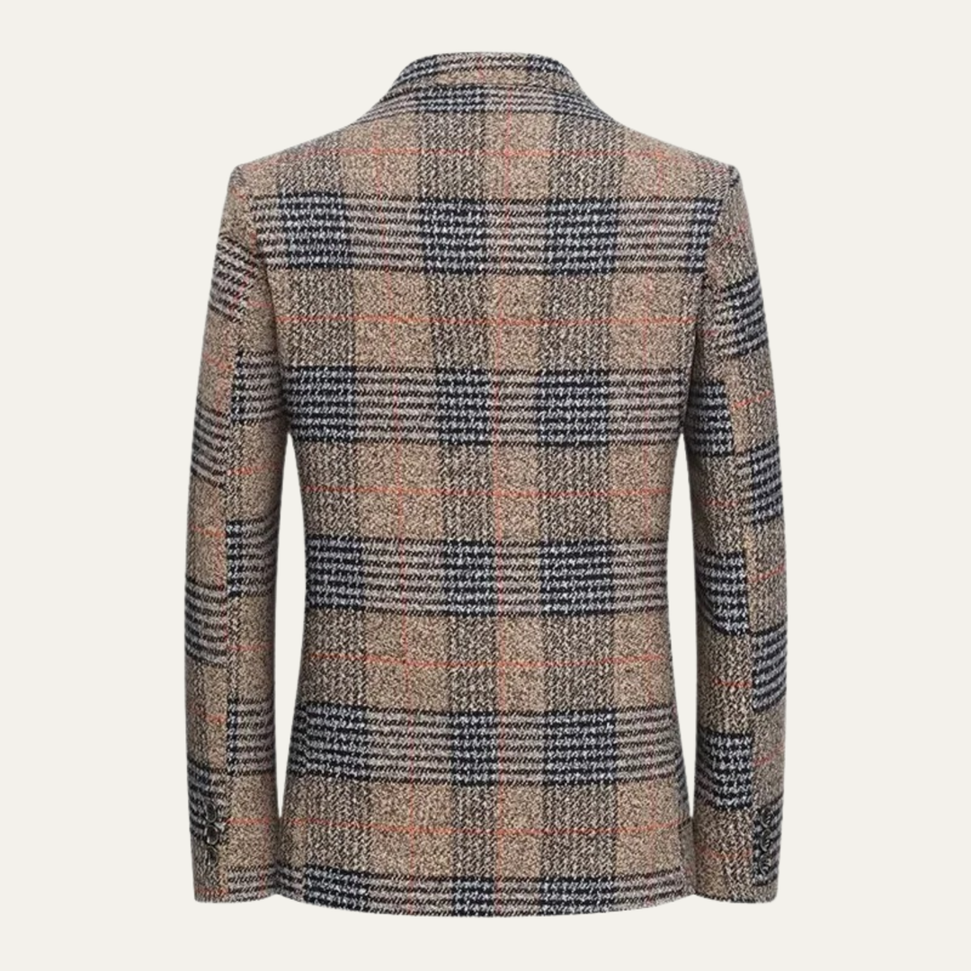 Gordon | Check Plaid Tweed Blazer