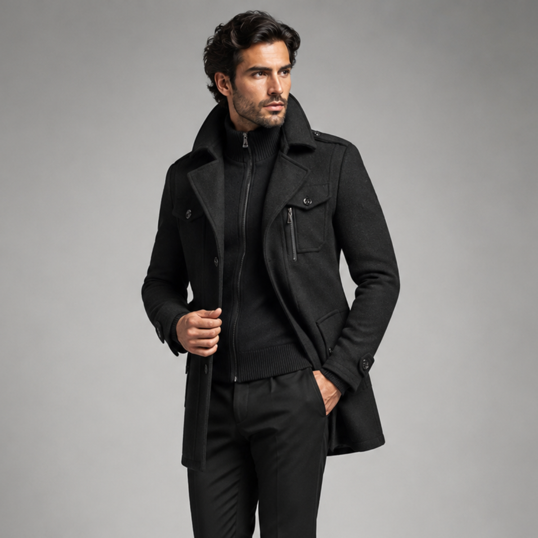Casimir | Double Collar Wool Trench