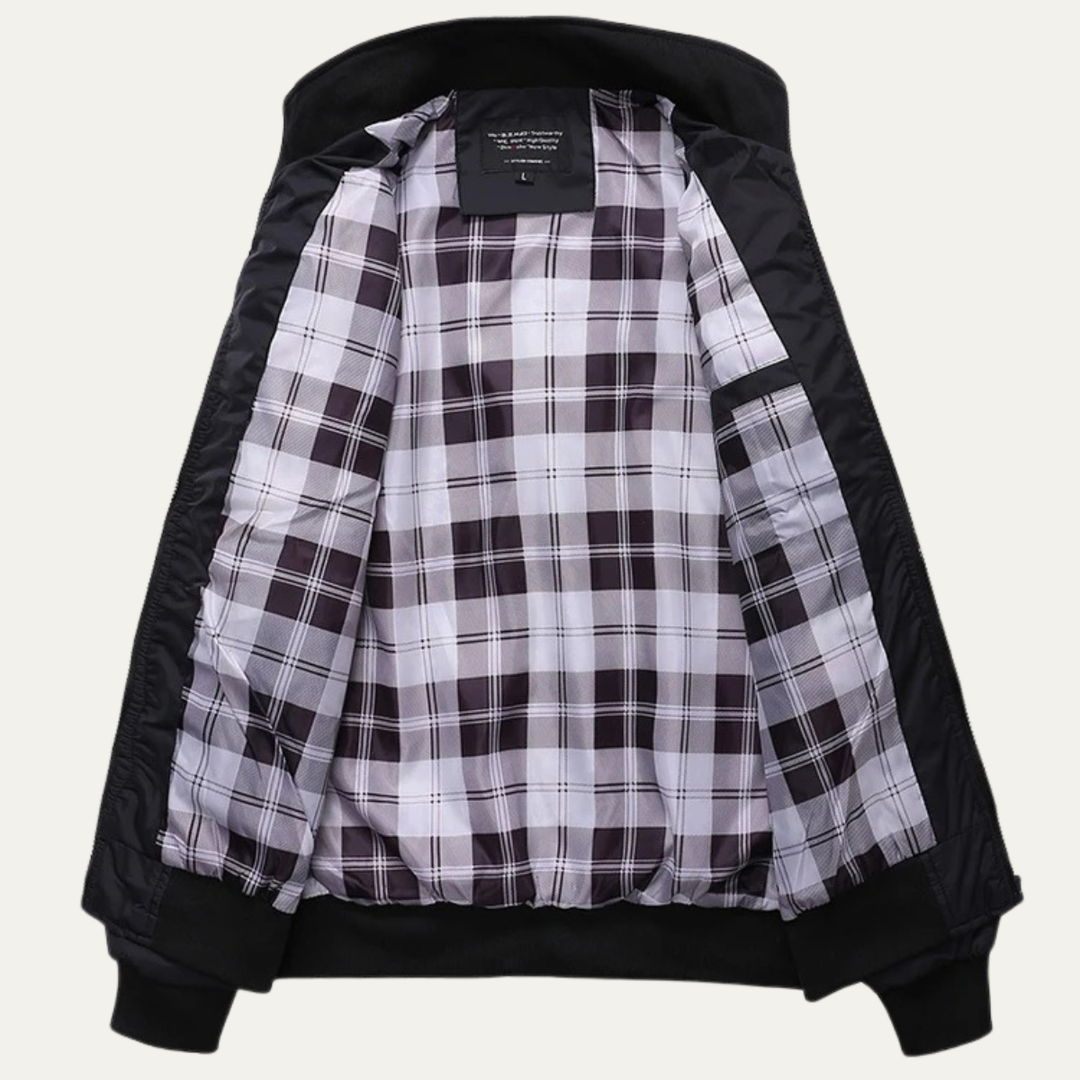 Jules | Stand Collar Bomber Jacket