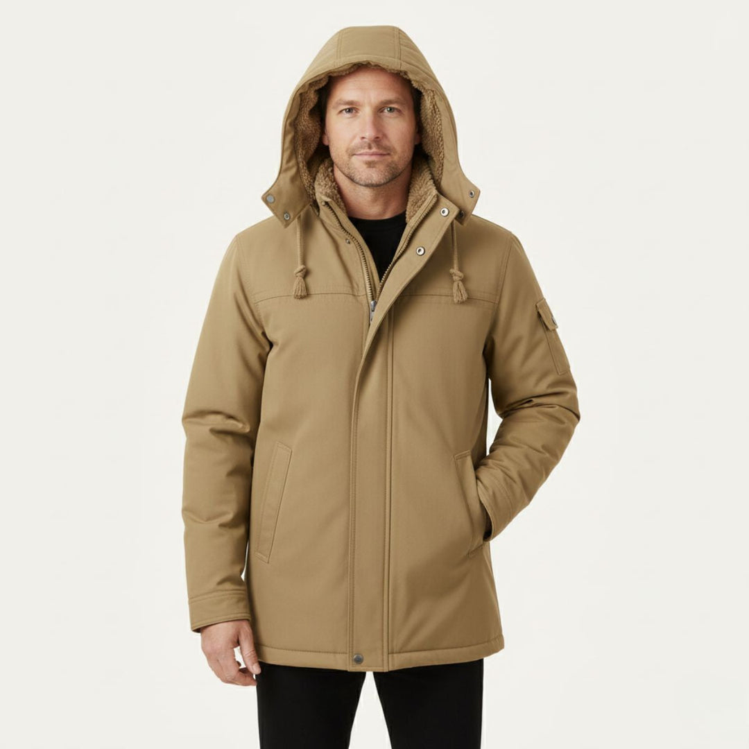 Florent | Quilted Lined Hooded Parka