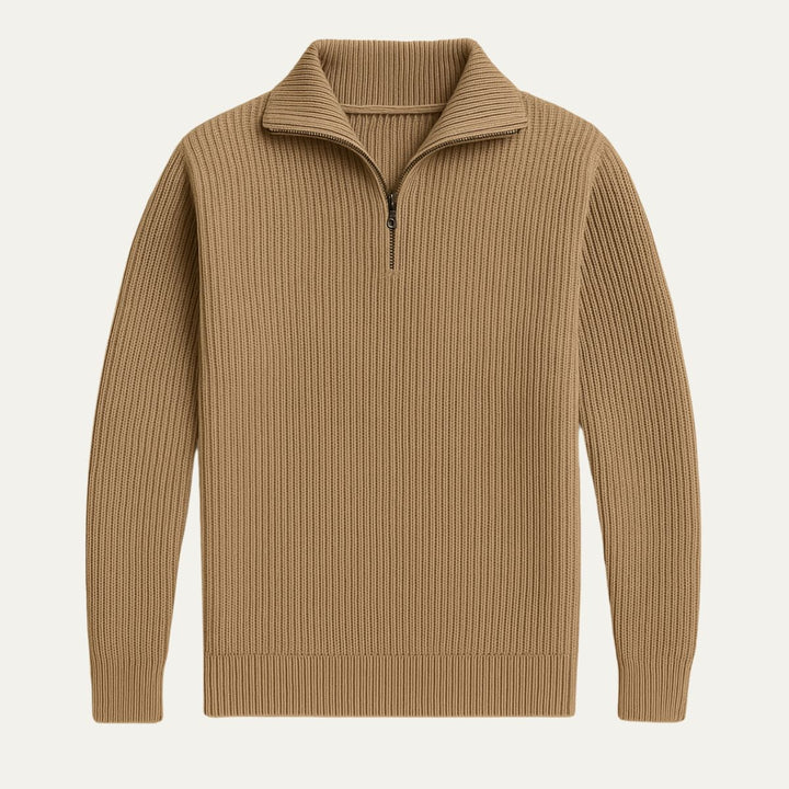 Magella | Ribbed Merino Quarter Zip