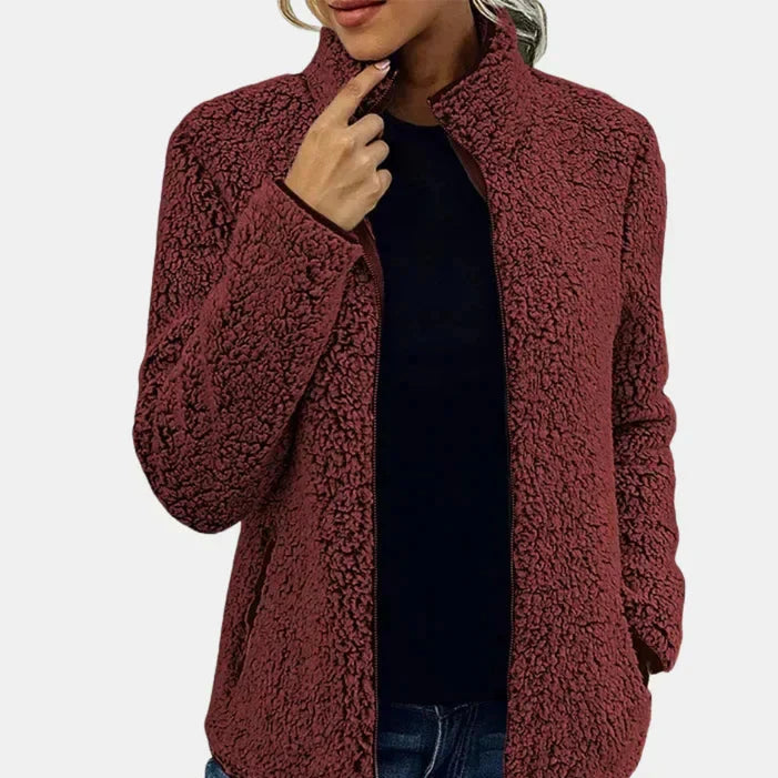 Constance | Sherpa Teddy Zip Jacket