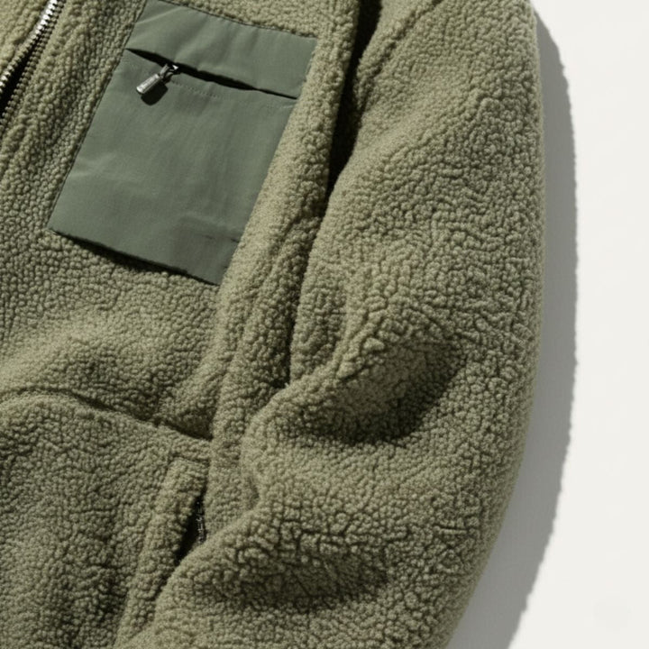 Edgar | Brushed Fleece Full Zip Jacket