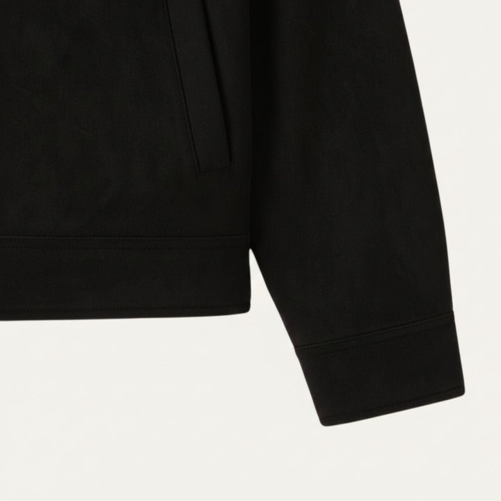 Odilon | Suede Leather Bomber Jacket