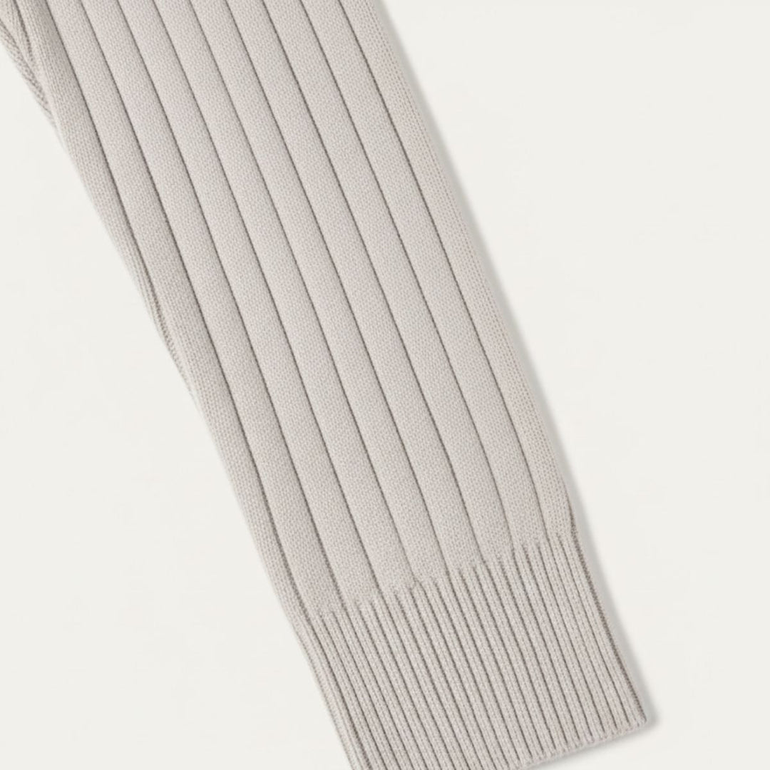 Cesaire | 100% Cotton Cable Quarter Zip