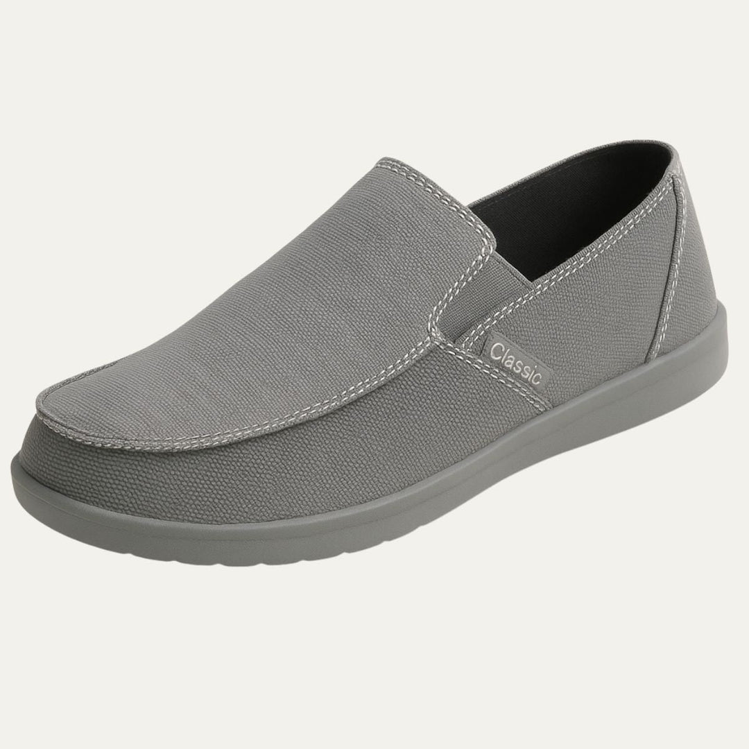 Léo | Rubber Sole Suede Loafers