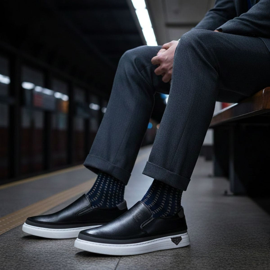 Ismael | 100% Leather Slip On Shoes