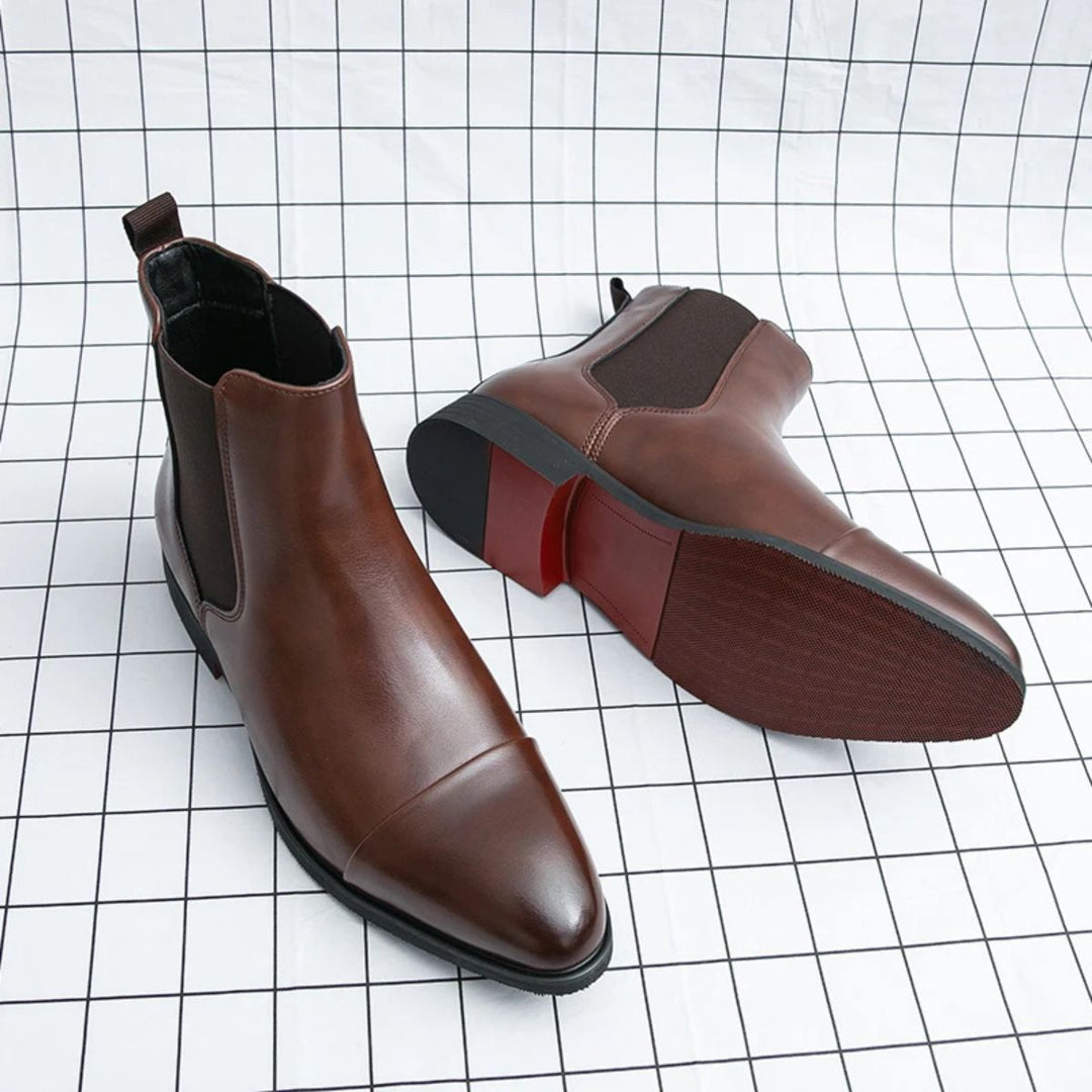 Aurele | Red Sole Chelsea Boot