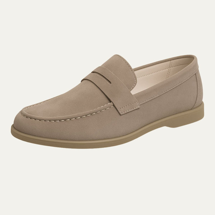 Marcelin | Matte Suede Slip On Loafers