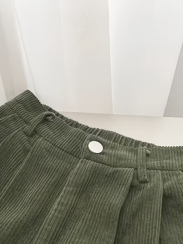 Scholastique | Woven Drape Wide Leg Pants