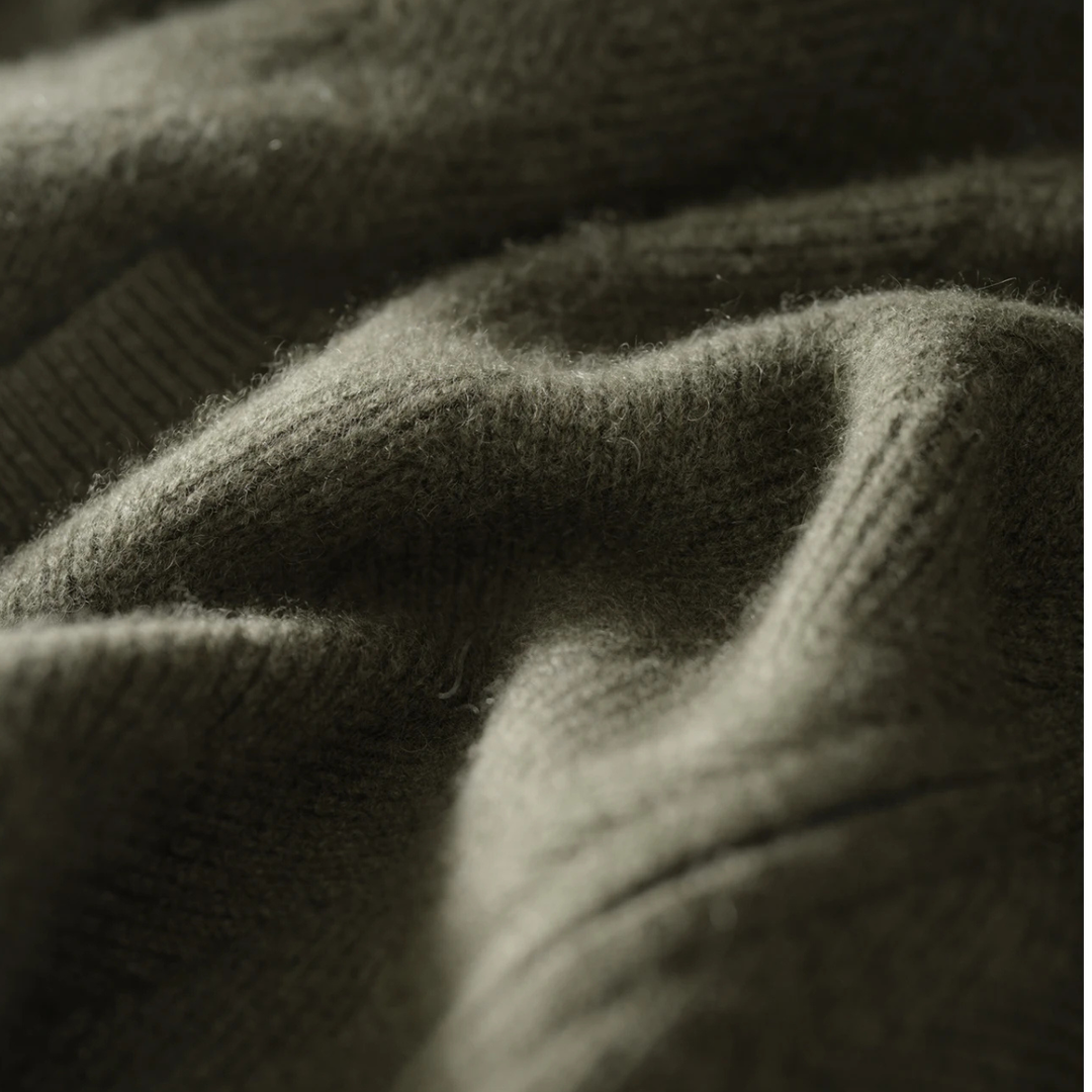 Elzéar | 100% Cashmere Half Zip Knit