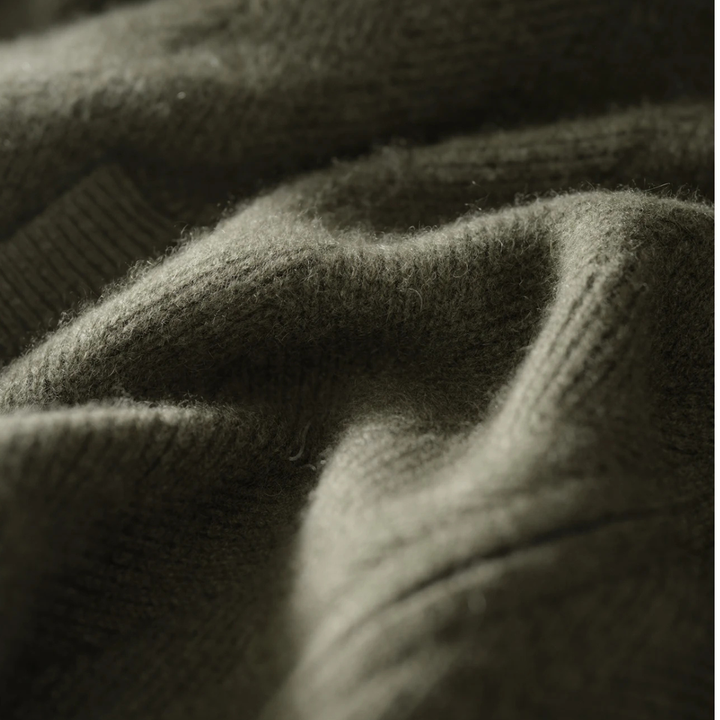 Elzéar | 100% Cashmere Half Zip Knit