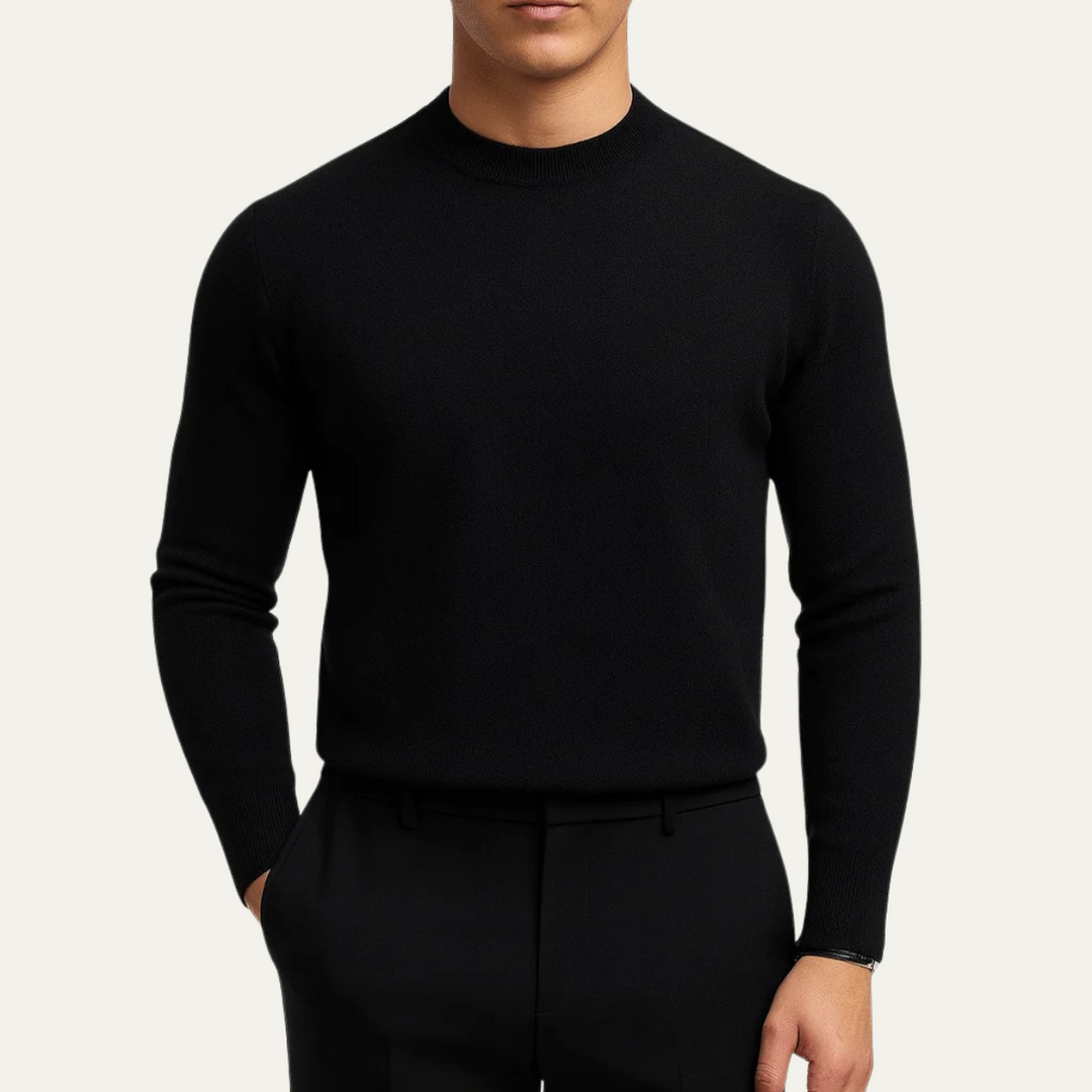 Nicephore | Close Knit Wool Crew Neck