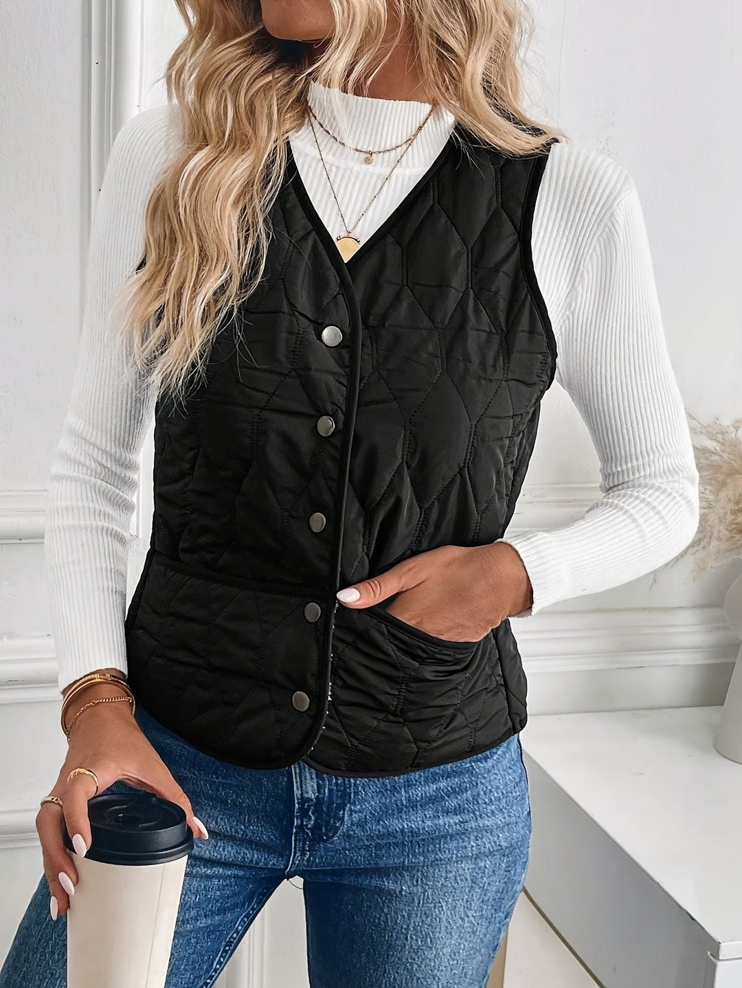 Azilda | Quilted Thermal Lined Vest