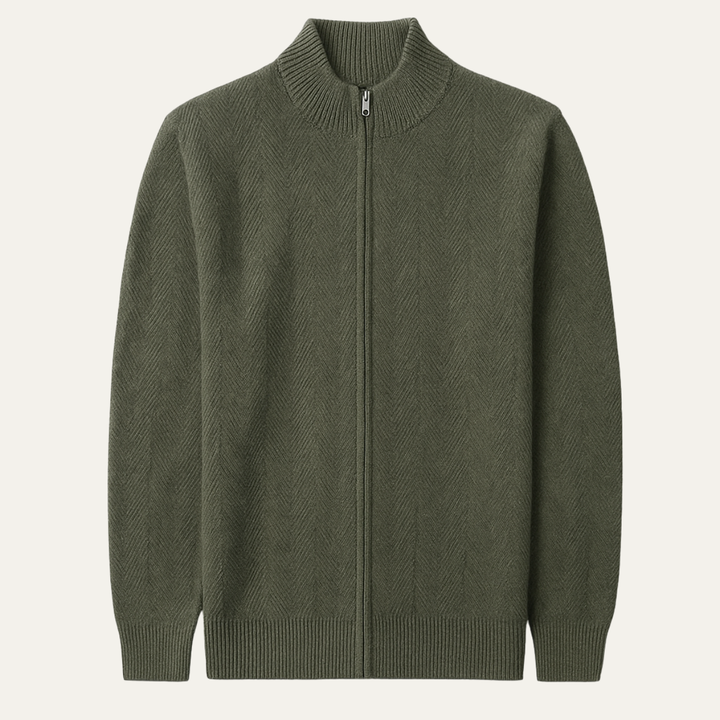 Elzéar | 100% Cashmere Half Zip Knit