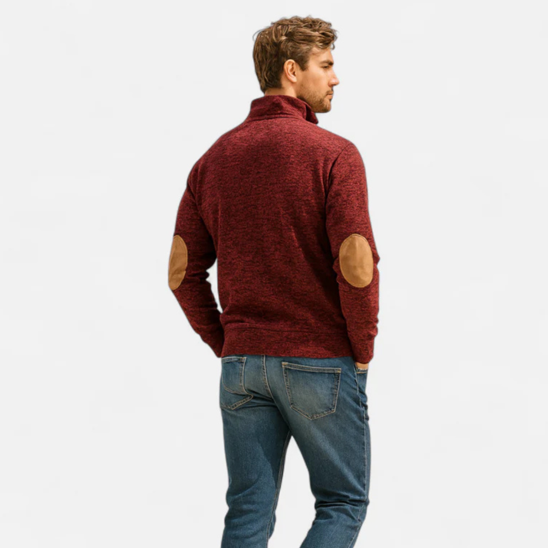 Chrysostome | Suede Elbow Patch Knit