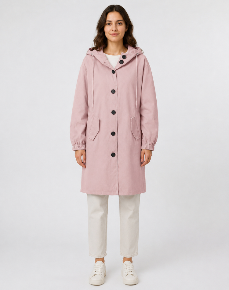 Adelaide | Hooded Water-Resistant Trench