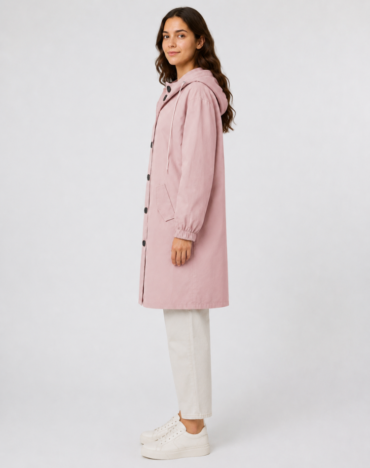 Adelaide | Hooded Water-Resistant Trench