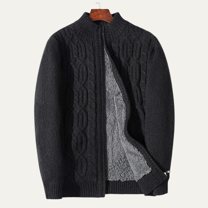 Lorne | Wool Cashmere Fleece Cardigan